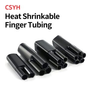 Heat Shrinkable Breakout Boot Wire Sleeve Black Finger Insulated Waterproof Protection Casing Cable Thickened Connection Tube