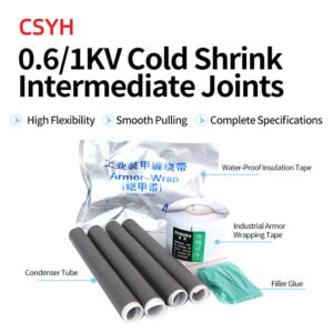 0.6-1kV Cold Shrink Cable Intermediate Joint Connection Waterproof Insulation Cold-shrinkable Cable Terminal Head Accessories