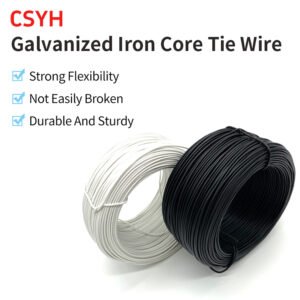 Galvanized Iron Wire Ties Outdoor PV Galvanized Iron Core Ties Gardening Cable Bundle Ties