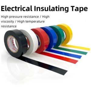 PVC Electrical Tape High Temperature Flame Retardant Insulation Waterproof Tape Cable Wire Connection Repair Insulating Tape
