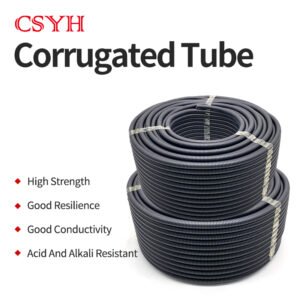 PE PA PP Flexible Plastic Corrugated Pipe High-density Nylon Waterproof Threaded Pipe Hose Wire Cable Protective Sleeve