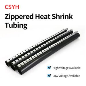 3:1 Zippered Heat Shrink Tube Double Wall Adhesive Anti-aging Insulated Electrical Wire Protection Zipper Heat Shrink Tube