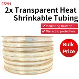 2:1 Clear Heat Shrink Tubing Sleeving Thick Walled Electrical Insulation Bulk Connectors Cable Protection Heat Shrink Tubing