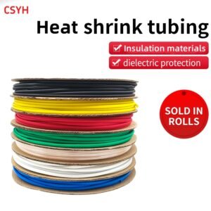 2:1 Whole Roll Heat Shrink Tubing Sleeving Thick-walled Electrical Insulation Sleeving Connectors Cable Protection