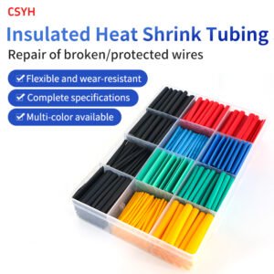 Heat Shrink Tubing Set Cable Sleeve Connectors Assorted Protective Wire Wrap Phone Charging Cord Electronic Sleeving