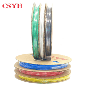 25mm Black Heat Shrink Tubing 25m Insulation Sleeving Roll PE Thermoplastic Sleeve for Copper Conductor Colorful Shrinkable