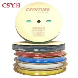 0.8mm Black Heat Shrinkable Tube Roll 200m PE Flame Retardant Insulation Shrinkable Thermoplastic Casing Heat Shrink Tubing