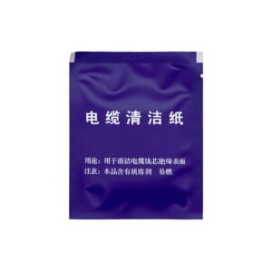 Cable cleaning paper