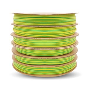 12.7mm Triple adhesive double wall yellow green heat shrink tubing - whole roll